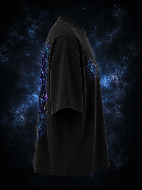 Nebula Medusa Tee — Oversized Graphic T-Shirt