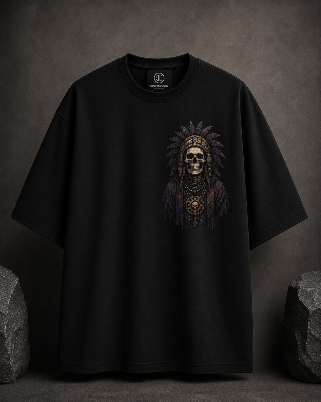 Soulkeeper Eclipse  – Premium Oversized Graphic T-Shirt | CosmicDoors