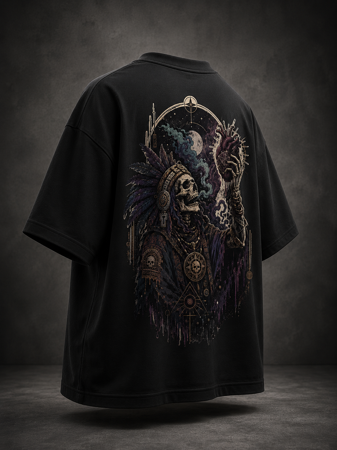 Soulkeeper Eclipse  – Premium Oversized Graphic T-Shirt | CosmicDoors