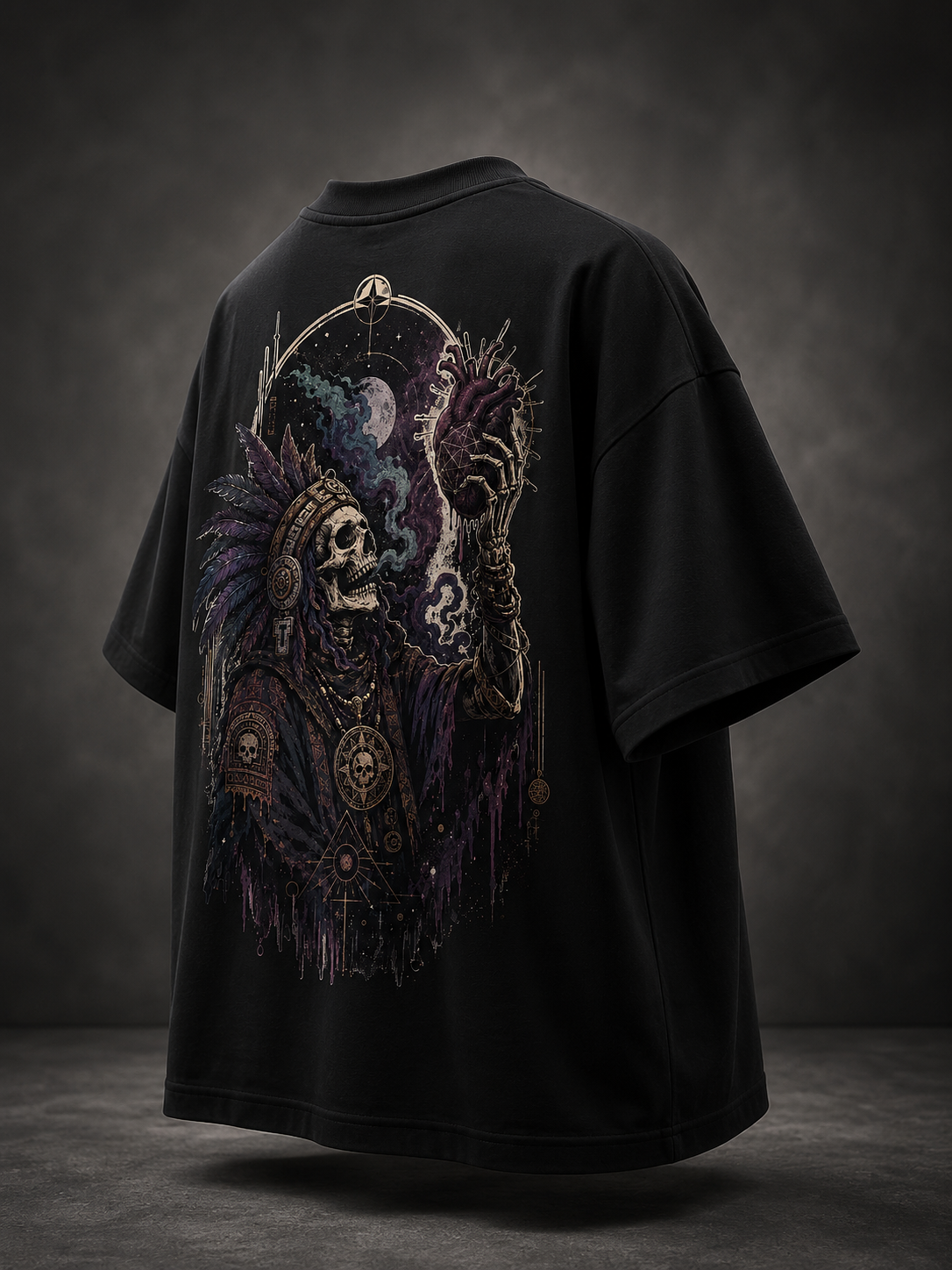 Soulkeeper Eclipse  – Premium Oversized Graphic T-Shirt | CosmicDoors